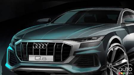 Nouvelle image de l’Audi Q8 révèle une autre partie du modèle